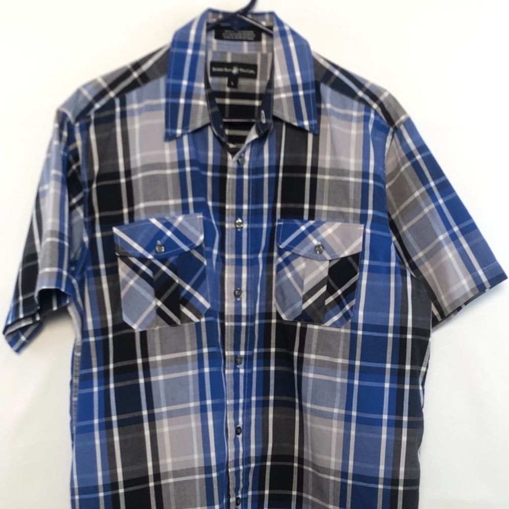 5x25🎁🎁🎁BEVERLY HILLS POLO CLUB MEN SHIRT SIZE L